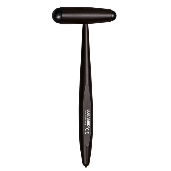 Reflex hammer Troemner aluminium black Luxamed