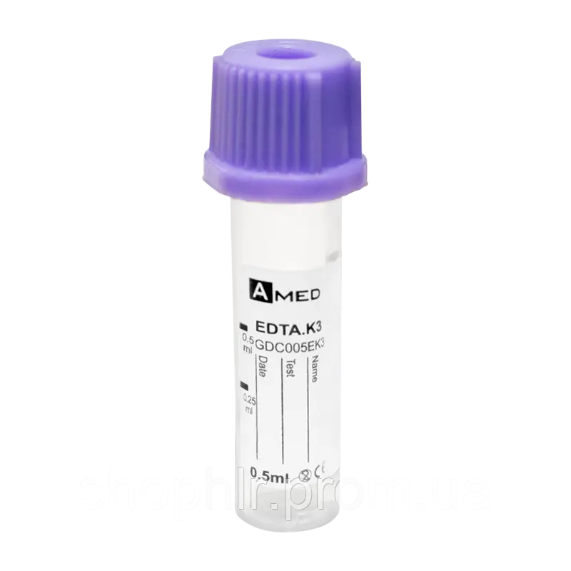 Микропробирка для крови AMED EDTAK3 V=0,25 мл 100 шт.