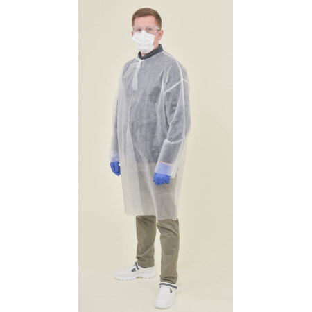 Polypropylene gown with ties