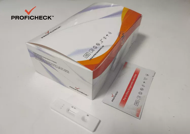 PROFICHECK rapid test for HIV, hepatitis B, hepatitis C, syphilis and blood group