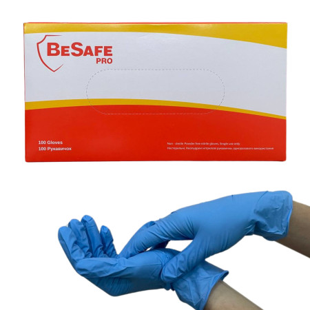BeSafe nitrile gloves, 5.5 density
