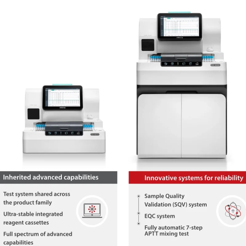 CX-6000 automatic coagulometer with Mindray cabinet