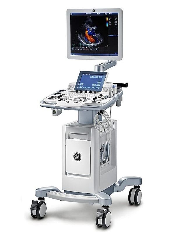 Vivid T8 stationary ultrasound diagnostic system, complete with two transducers, from GE Healthcare (USA)