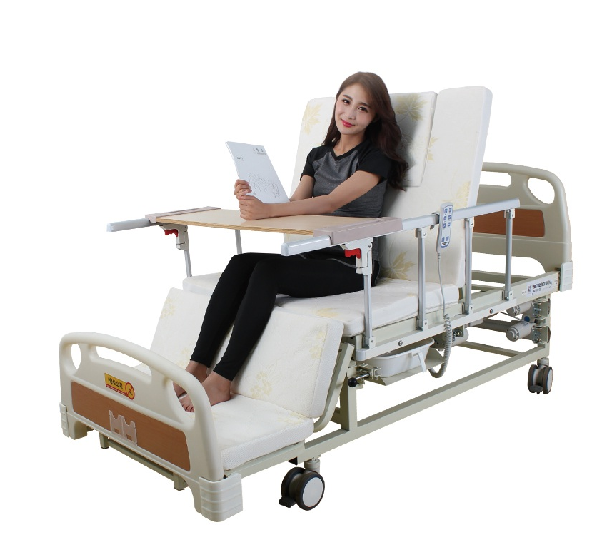 MIRID E20 medical bed with toilet and side-turning function. A bed for the rehabilitation of people with disabilities.