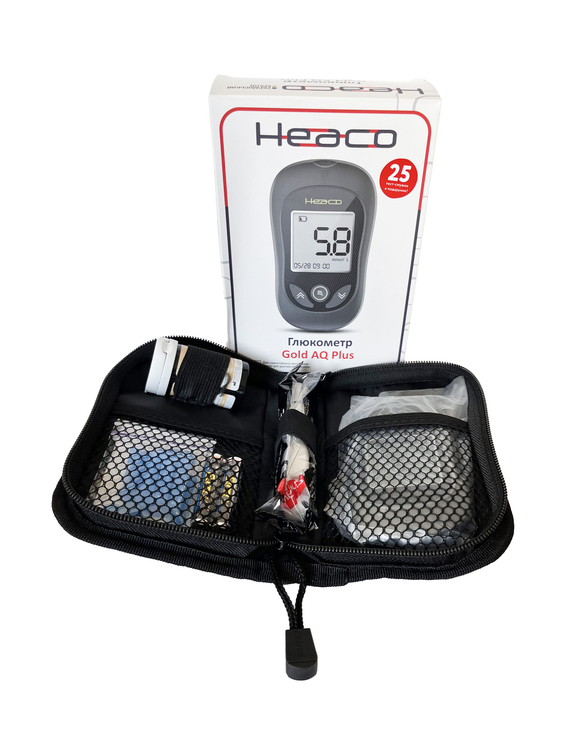 Глюкометр Heaco Gold AQ Plus - Зображення 3