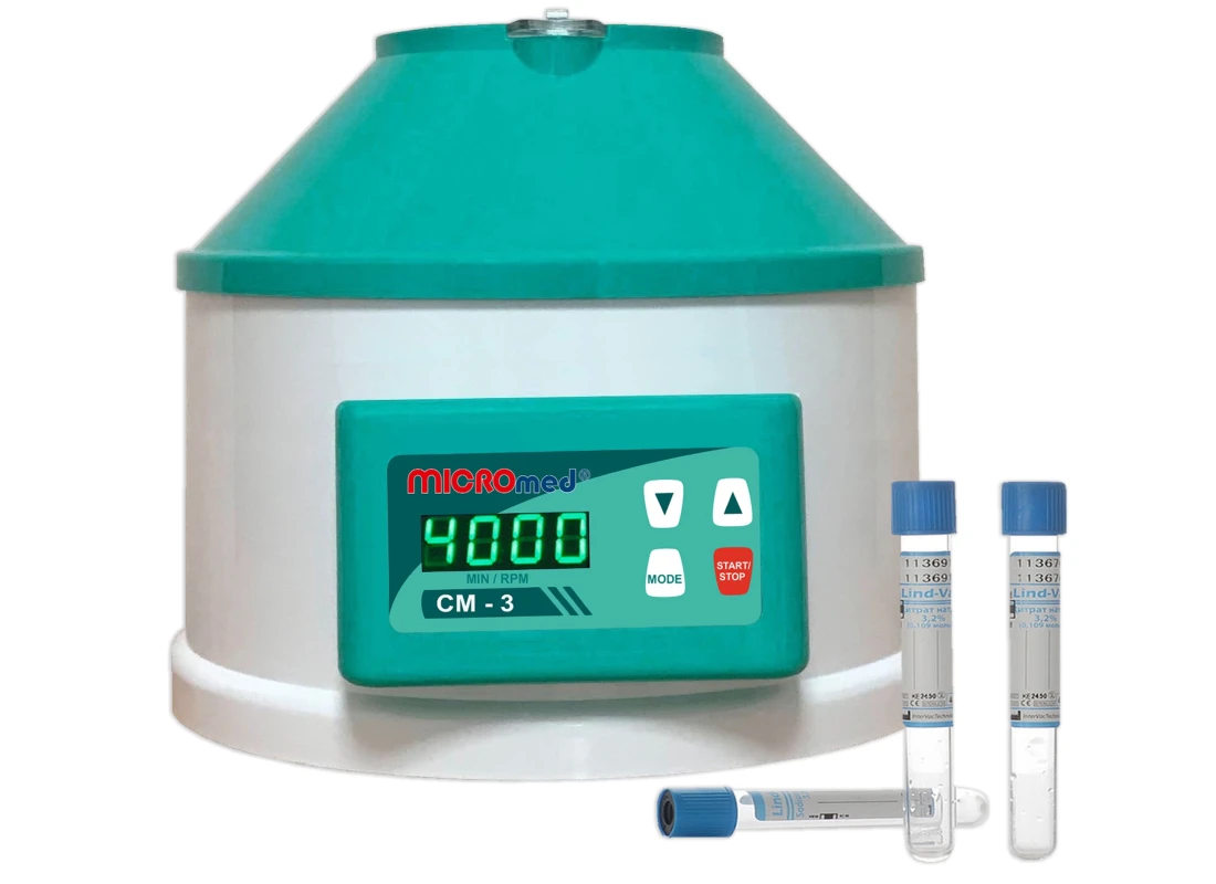 Центрифуга для плазмоліфтингу СМ-3 MICROmed - Зображення 2